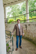 Load image into Gallery viewer, Crittenden Hartford Peak Double-Breasted Jacket in Tobacco Linen
