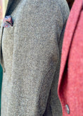 Load image into Gallery viewer, Hacking Jacket in Dark Brown/Cream Shetland Herringbone