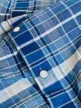 Load image into Gallery viewer, OMTC Short Sleeve Madras Shirt in Blue Madras