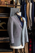 Load image into Gallery viewer, Harrods Flap Pocket Jacket in Black and White Linen Puppytooth