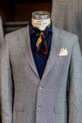 Load image into Gallery viewer, Harrods Flap Pocket Jacket in Black and White Linen Puppytooth
