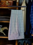 Load image into Gallery viewer, Linen Trouser in Black/White Glenplaid CR 1543