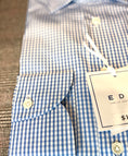 Load image into Gallery viewer, Crittenden x Edo Semi-Spread Collar Shirting, Royal Check