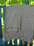 Load image into Gallery viewer, Crittenden Trousers in Coffee Merino Glen Plaid