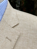 Load image into Gallery viewer, Harrods Sportcoat in Tan Linen Herringbone