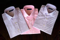Load image into Gallery viewer, Crittenden Super 100s Dress Shirt, Light Purple and White Stripe or Check