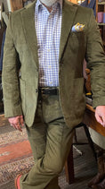 Load image into Gallery viewer, Crittenden Trouser in Wide Wale Olive Cord