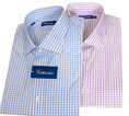 Load image into Gallery viewer, Crittenden Super 100s Dress Shirt, Light Purple and White Stripe or Check