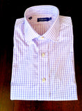 Load image into Gallery viewer, Crittenden Super 100s Dress Shirt, Light Purple and White Stripe or Check