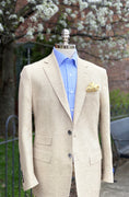 Load image into Gallery viewer, Harrods Sportcoat in Tan Linen Herringbone