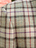 Load image into Gallery viewer, Hacking Jacket in Moss & Cream with Red/Purple Overplaid CR 1635