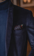 Load image into Gallery viewer, Corduroy Jacket in Navy Wide Wale Patch Pocket