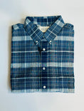 Load image into Gallery viewer, OMTC Short Sleeve Madras Shirt in Blue Madras