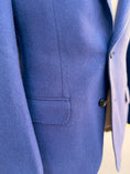 Load image into Gallery viewer, Wool & Cashmere Harrods Flap Pocket Sportcoat in Twilight Blue CR 1660