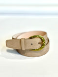 Load image into Gallery viewer, Fine Suede Belts With Horseshoe Buckle
