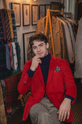 Load image into Gallery viewer, Corduroy Patch Pocket Jacket in Red