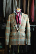 Load image into Gallery viewer, Crittenden Womens Classic Jacket in Coffee/Sea/Ombre Orange Plaid