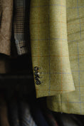Load image into Gallery viewer, Harrods Flap Pocket Jacket in Sage/Sky/Gold Tweed, CR 1408