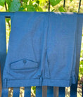 Load image into Gallery viewer, Crittenden Dress Trousers in Charcoal Merino Worsted Wool