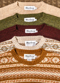 Load image into Gallery viewer, Shetland Fair Isle Sweater in Sand Fair Isle