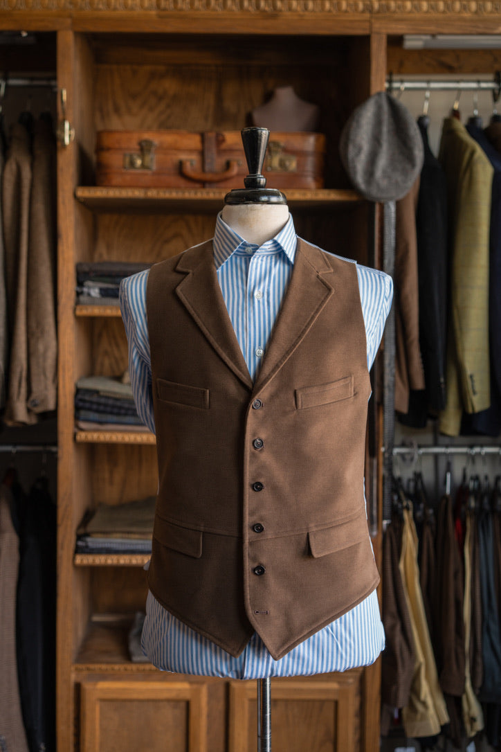 Crittenden Brown Moleskin Vest