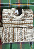 Load image into Gallery viewer, Shetland Fair Isle Sweater in Sand Fair Isle
