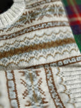 Load image into Gallery viewer, Shetland Fair Isle Sweater in Sand Fair Isle