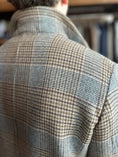 Load image into Gallery viewer, Cashmere and Wool Traveller Coat in Glenplaid/Houndstooth Doublecloth