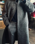 Load image into Gallery viewer, Crittenden Wool Herringbone Topcoat