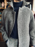 Load image into Gallery viewer, Crittenden Wool Herringbone Topcoat