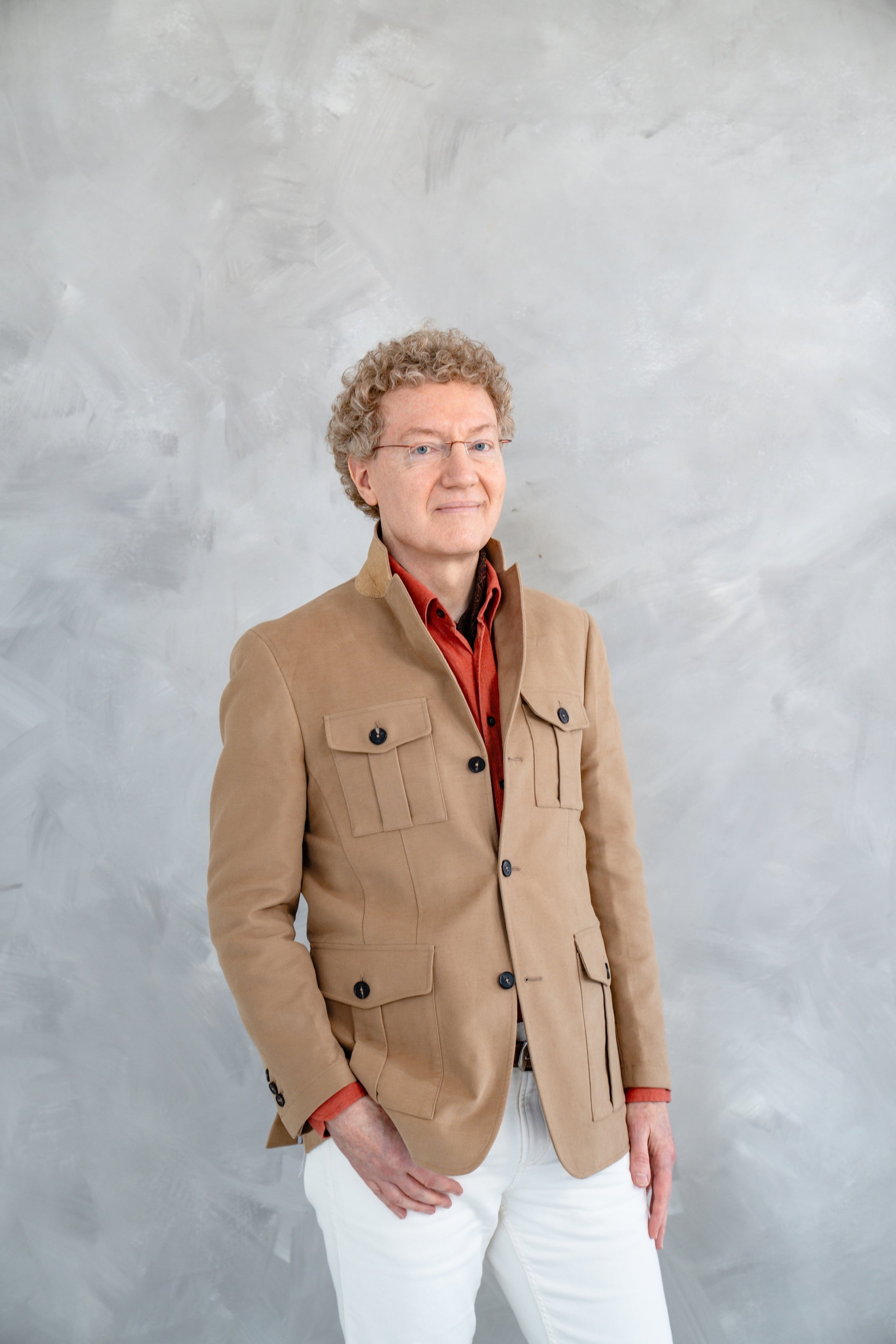 Moleskin Safari Jacket in Tan