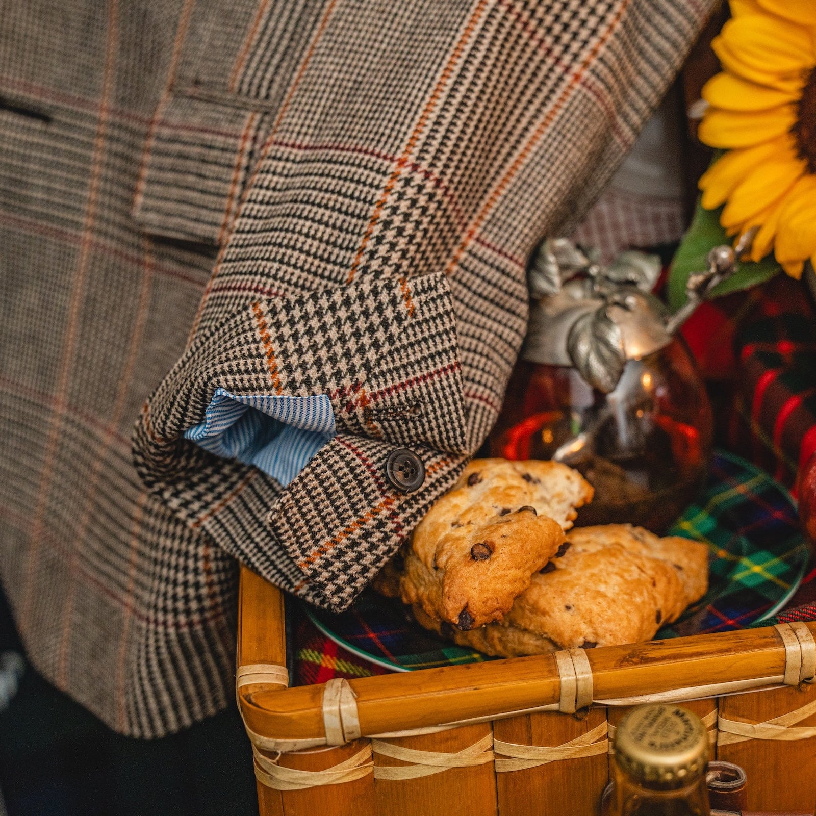 Harrods Jacket in Modern Russell Plaid Super Merino & Cashmere CR 1600