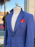 Load image into Gallery viewer, Wool & Cashmere Harrods Flap Pocket Sportcoat in Twilight Blue CR 1660
