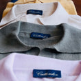Load image into Gallery viewer, Crittenden Linen/Cotton Knit Shirt in Olive Cuban Collar
