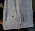 Load image into Gallery viewer, Linen Trouser in Black/White Glenplaid CR 1543
