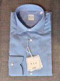 Load image into Gallery viewer, Crittenden x Edo Semi-Spread Collar Shirting, Royal Check
