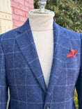 Load image into Gallery viewer, Harrods Flap Pocket Sportcoat in Navy Windowpane
