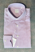 Load image into Gallery viewer, Crittenden x Edo Semi-Spread Collar Shirting, Purple Stripe
