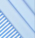 Load image into Gallery viewer, Crittenden x Edo Semi-Spread Collar Shirting, Blue Stripe
