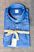 Load image into Gallery viewer, Crittenden x Edo Chambray Shirting, Denim

