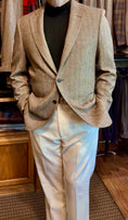 Load image into Gallery viewer, Harrods Patch Pocket in Brown/Cream Herringbone Khullu CR 1640
