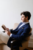 Load image into Gallery viewer, Harrods Flap Pocket Sportcoat in Navy Windowpane
