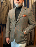 Load image into Gallery viewer, Harrods Jacket in Modern Russell Plaid Super Merino & Cashmere CR 1600
