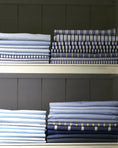 Load image into Gallery viewer, Crittenden x Edo Semi-Spread Collar Shirting, Royal Check
