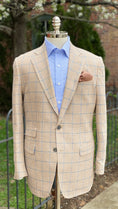 Load image into Gallery viewer, Harrods Flap Pocket Jacket in Soft Salmon and Blue
