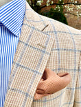 Load image into Gallery viewer, Harrods Flap Pocket Jacket in Soft Salmon and Blue
