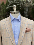 Load image into Gallery viewer, Harrods Flap Pocket Jacket in Soft Salmon and Blue
