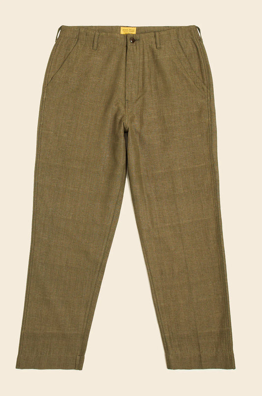 Original Madras Trading Company Olive Green Fatigue Trousers